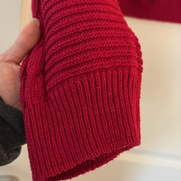 BCBG Women’s Cherry Pink Knit Sweater - Picture 5 of 5